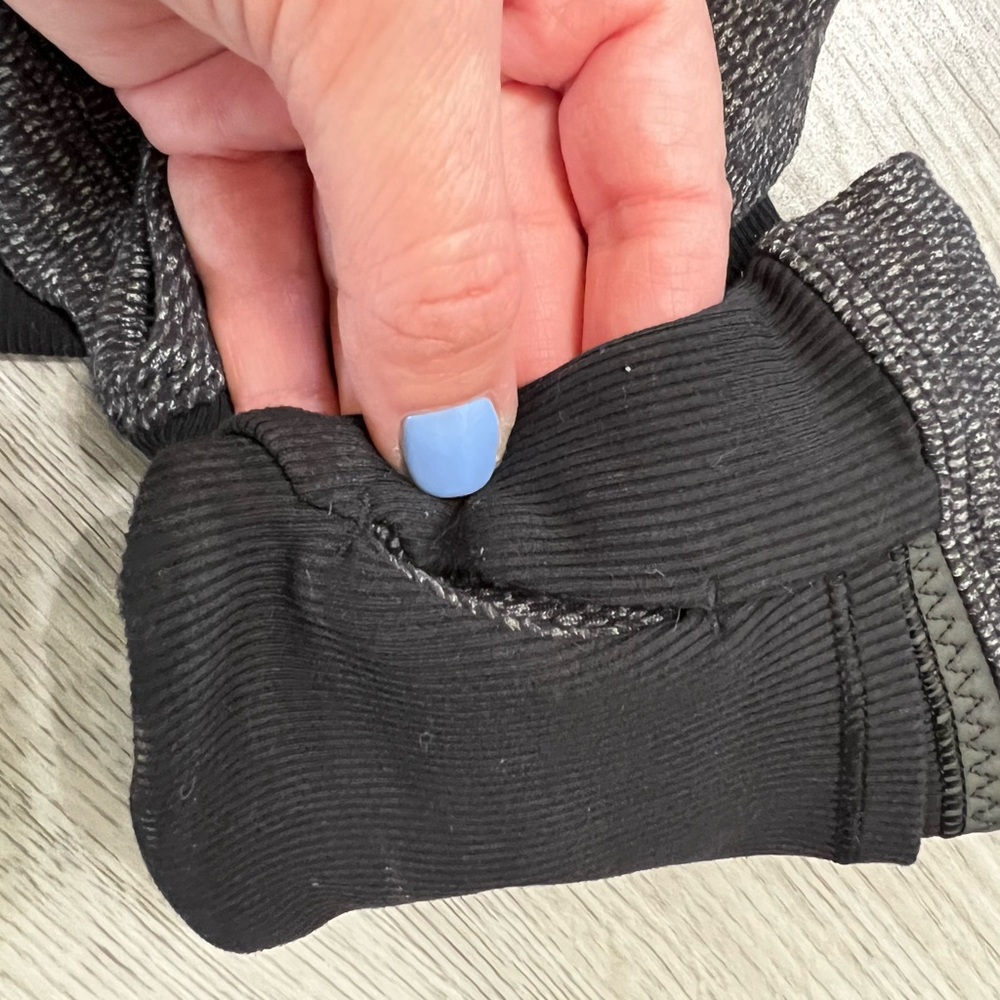 Lululemon Gray Full Zip Training Jacket Sweater size 4 - Picture 3 of 5